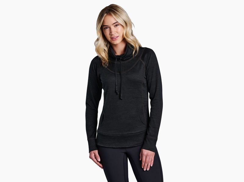 W Lea Pullover Black Black