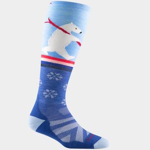 Darn Tough Women's Due North Over-the-Calf Midweight Ski & Snowboard Sock - Stellar