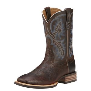Ariat Men's Quickdraw Western Boot - Brown Oiled Rowdy