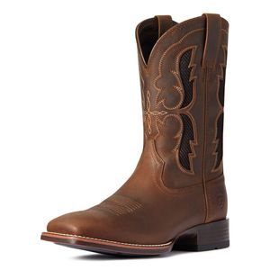 Ariat Men's Dash VentTEK Ultra Western Boot - Distressed Brown