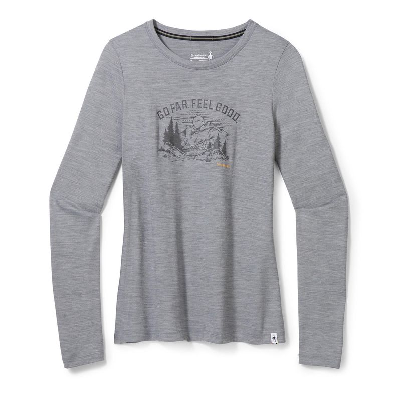 Smartwool-Women’s-Wilderness-Summit-Long-Sleeve-Graphic-Tee---Light-Grey-Heather