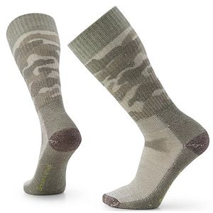 Smarwool Men's Hunt Classic Edition Full Cushion Camo Tall Crew Socks - Military Olive