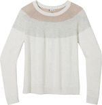 Smartwool-Women-s-Edgewood-Colorblock-Crew-Sweater---Natural-Donegal