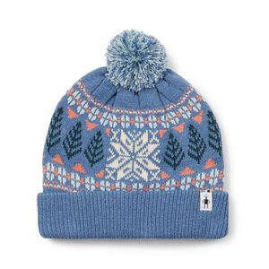 Smartwool Women's Fairisle Snowflake Beanie - Blue Horizon Heather