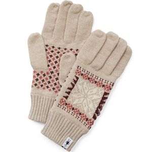 Smartwool Women's Fairisle Snowflake Glove - Dune Heather