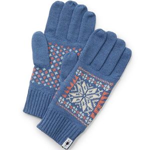Smartwool Women's Fairisle Snowflake Glove - Blue Horizon Heather