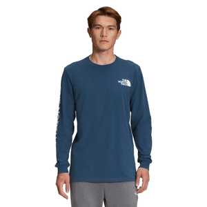 The North Face Men's Long-Sleeve Sleeve Hit Shirt - Shady Blue