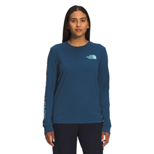 The North Face Women's Long-Sleeve Brand Proud Shirt - Shady Blue