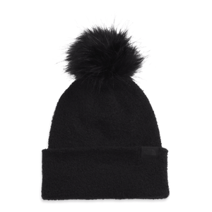 The North Face Women's City Plush Pom Beanie - Black