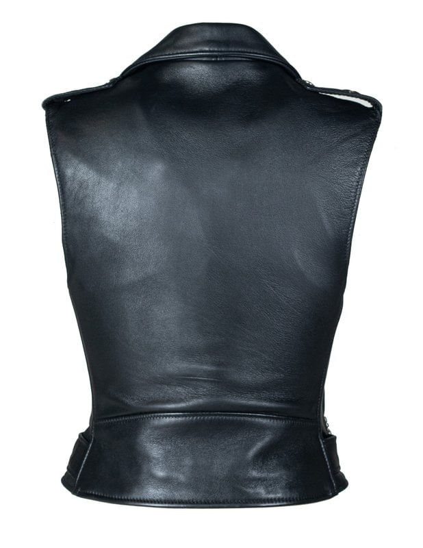 Schott-210VW-Women-s-Lambskin-Perfecto-Vest---Black