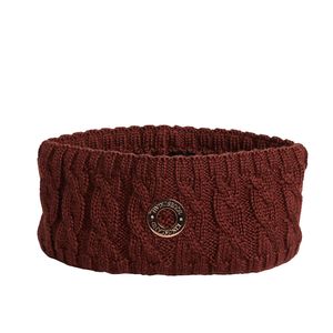 Kingsland Serah Cable Knit Headband - Brown Hot Chocolate