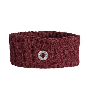 Kingsland Serah Cable Knit Headband - Red Port Royal