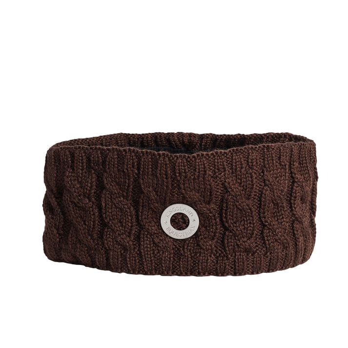 Kingsland-Serah-Cable-Knit-Headband---Balck-Coffee