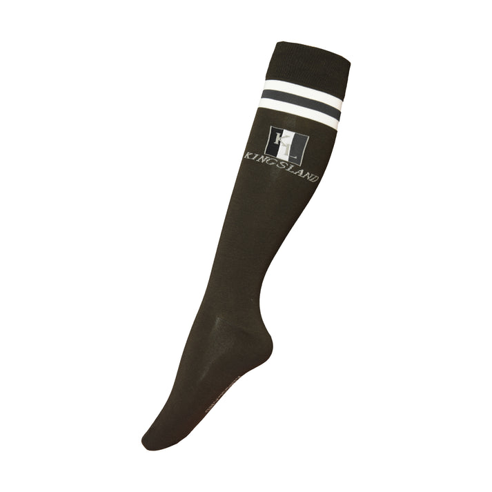 Kingsland-Unisex-Classic-Limited-Coolmax-Knee-Sock---Green-Black-Ink