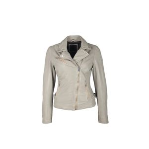 Mauritius Women's Sofia Leather Jacket - Off-White