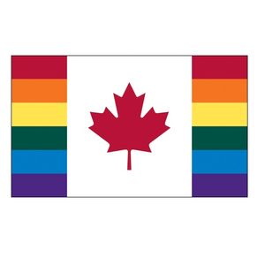 Flag Matrix Rainbow Canada 36x60 Flag