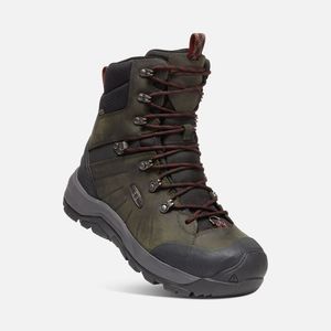 Keen Men's Revel IV High Polar Hiking Boots - Magnet/Red Carpet