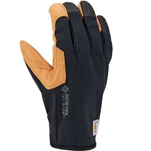 Carhartt Men's Gore-Tex Infinium Synthetic Leather Secure Cuff Gloves - Black