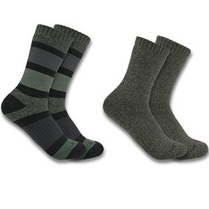 Carhartt Women's Heavyweight Crew Socks 2-Pack - Green