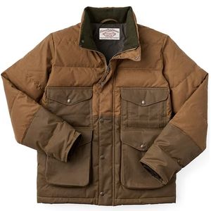 Filson Men's Down Cruiser Jacket - Dark Tan