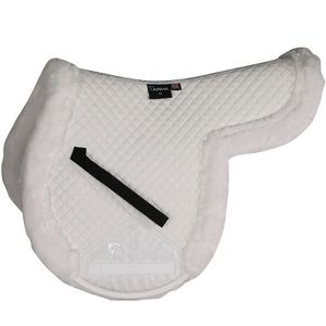 Shires Arma Supafleece Fully Lined Shaped Pad - White