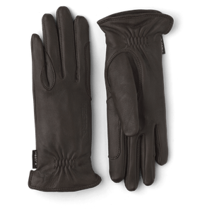 Hestra Equestrian Women's Deerskin Gloves - Chocolate