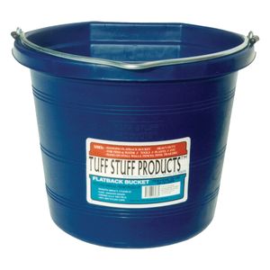 Tuff Stuff Flatback 20qt Bucket - Blue