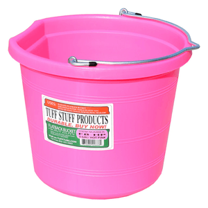 Tuff Stuff Flatback 20qt Bucket - Pink