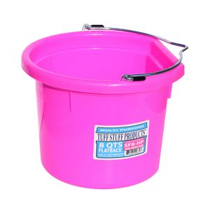 Tuff Stuff Flatback 8qt Bucket - Pink