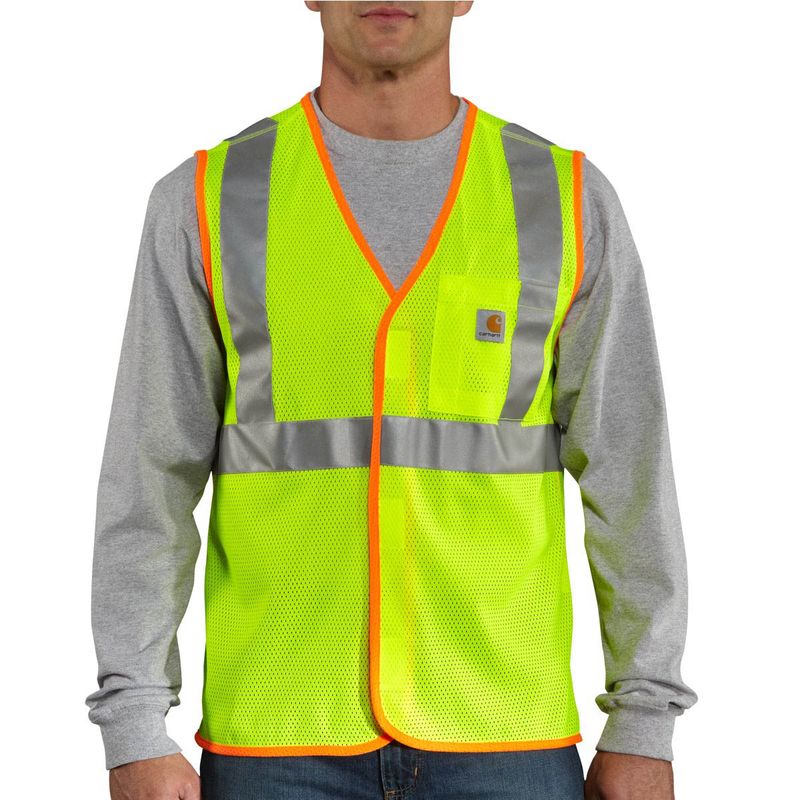 Carhartt-High-Visibility-Class-2-Vest---Brite-Lime