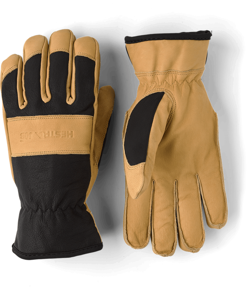 Hestra-Job-Winter-Pro-5-Finger-Glove---Black-Brown