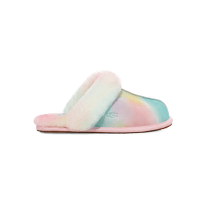 Ugg Women's Scuffette II Watercolour Slipper - Rainbow Blend