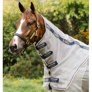 Rambo Protector Neck Cover - Silver/Navy/White & Beige