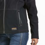 Ariat-Women-s-Rebar-Stretch-Canvas-Softshell-Jacket---Black