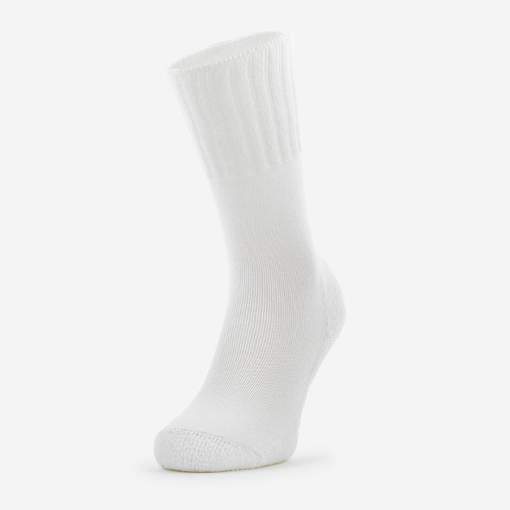 Thorlos-Men-s-Moderate-Cushion-Mid-Calf-Western-Boot-Socks---White