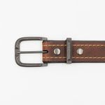 Lejon-Vintage-Bison-Granada-Leather-Belt---Saddle