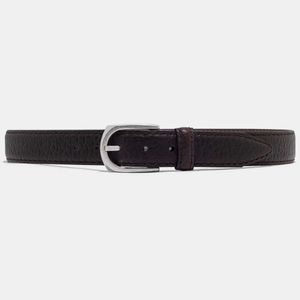 Lejon Vintage Bison Pinnacle Leather Belt - Brown