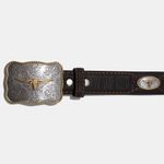 Lejon-Men-s-Vintage-Bison-Texas-Belt---Dark-Chocolate