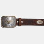 Lejon-Men-s-Vintage-Bison-Texas-Belt---Saddle