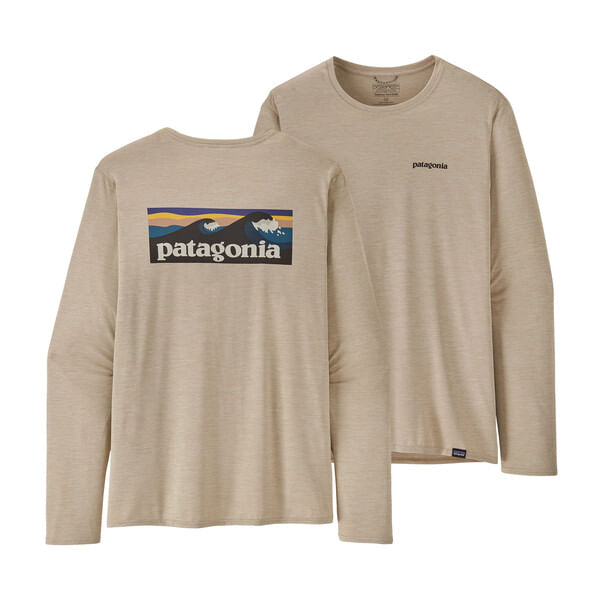 Patagonia-Men-s-Long-Sleeve-Cap-Cool-Daily-Graphic-Shirt---Boardshort-Logo--Pumice-X-Dye