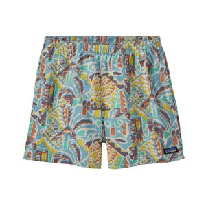 Patagonia Women's Funhoggers Shorts - Thriving Planet: Lago Blue