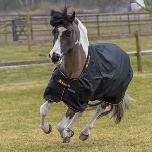 Bucas Irish Rain Sheet - Black/Gold