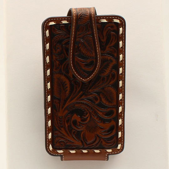 ariat-floral-embossed-cell-phone-case