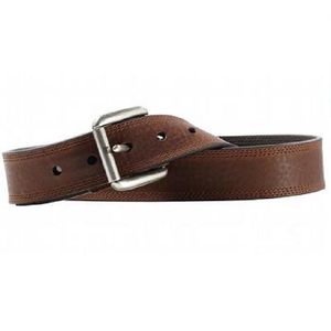 Ariat Men's Work Triple Stitched Leather Belt - Dark Copper