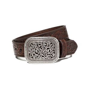 Ariat Women's Jackie Filigree Tooled Leather Belt