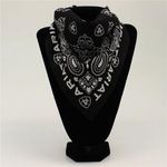 ariat-logo-cotton-bandana-black