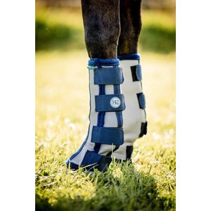 Horseware Ireland Fly Boots - Silver/Navy