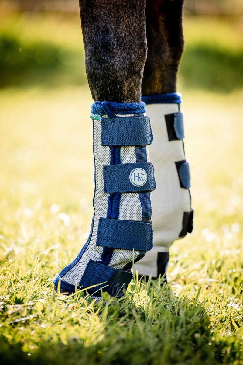 Horseware-Ireland-Flyboot---Silver-Navy