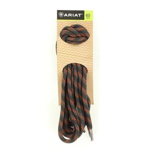 Ariat Nylon Boot Laces - Black/Brown
