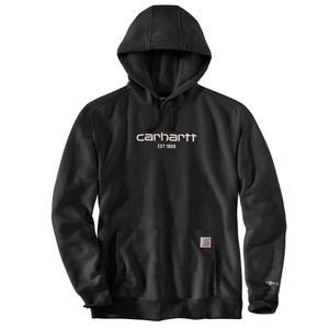 Carhartt Men's Force Relaxed Fit Lightweight Logo Graphic Sweatshirt - Black